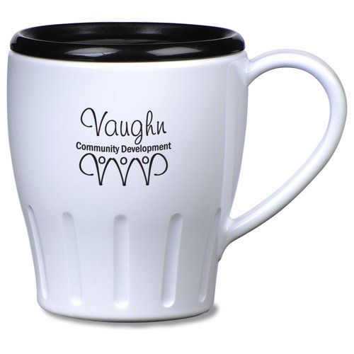Fluted Mug w/Lid - 14 oz. - Opaque Main Image
