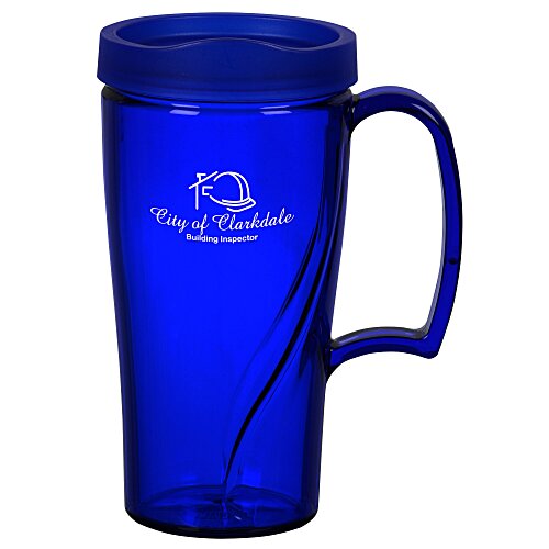 Arrondi Travel Mug - 16 oz. - Translucent Main Image