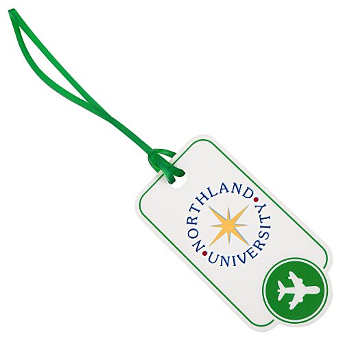 Bon Voyage Luggage Tag - Plane Main Image