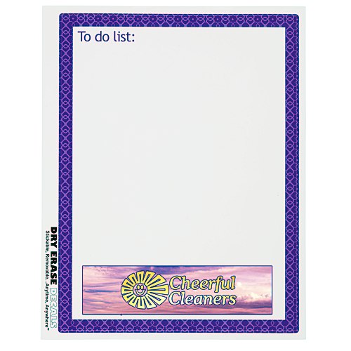 Removable Memo Board Sticker - To Do - Trellis Main Image