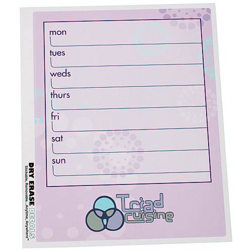 Removable Memo Board Sticker - Weekly - Burst Main Image