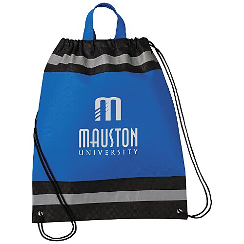 Eagle Drawstring Backpack - 15-3/4" x 12-3/4" - 24 hr Main Image