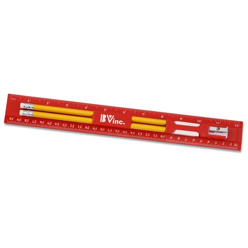 Red Ruler Set - Closeout Main Image