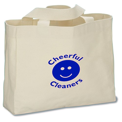 USA Made Bayside Medium Gusset Tote - Natural - Screen Main Image