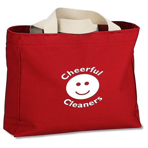 USA Made Bayside Medium Gusset Tote - Colors - Screen Main Image