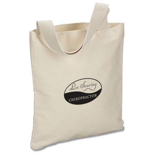 USA Made Bayside Promotional Tote - Natural - Screen Main Image