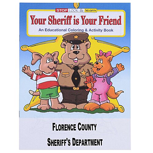 Your Sheriff is Your Friend Coloring Book Main Image