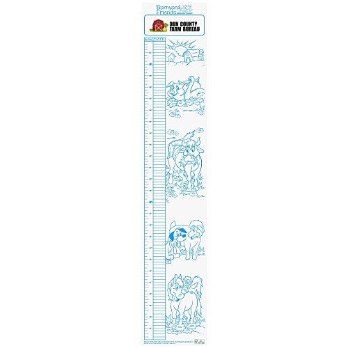 Barnyard Friends Growth Chart Main Image