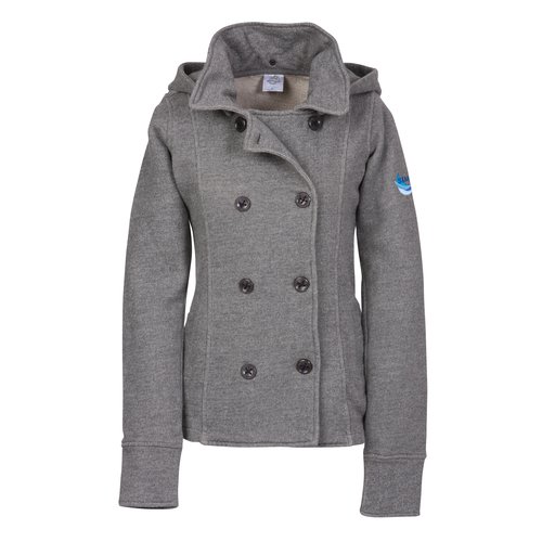Independent Trading Co. Fleece Pea Coat - Ladies' Main Image