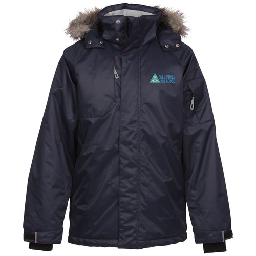 Eversum Insulated Faux Fur Trim Hooded Jacket - Men's Main Image