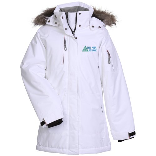 Eversum Insulated Faux Fur Trim Hooded Jacket - Ladies' Main Image