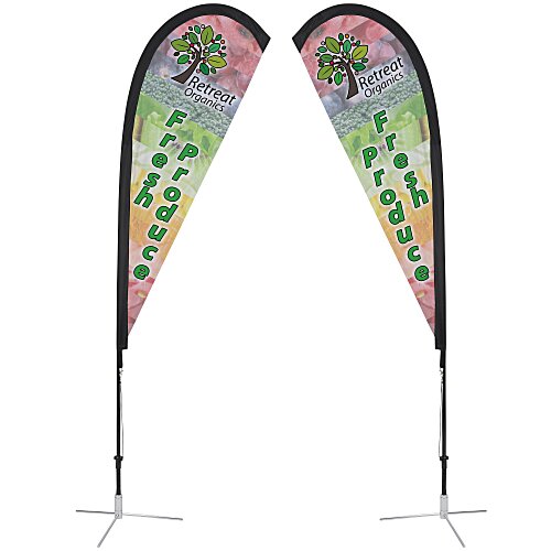 Indoor Sail Sign - 6' - Two-Sided Main Image
