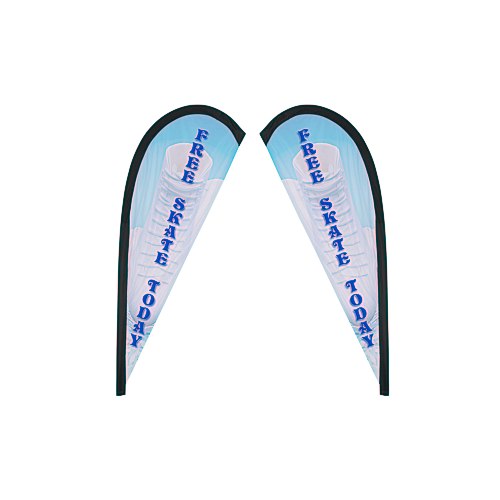 Sail Sign - 6' - Two Sided - Replacement Graphic Main Image