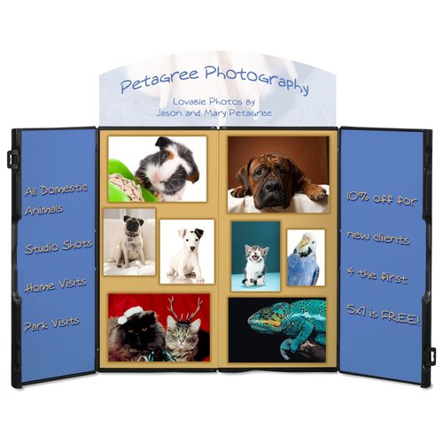 Double Fold Tabletop Display - 4' - Full Color Main Image