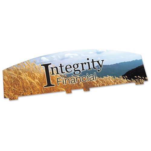 Double Fold Tabletop Display- 6'- Header Panel - RG Main Image
