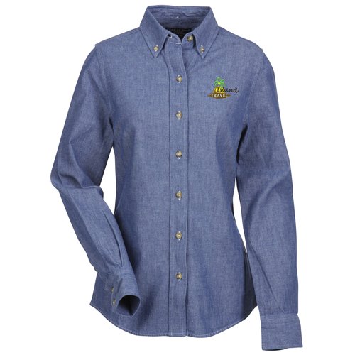 Button Collar Chambray Shirt - Ladies' Main Image