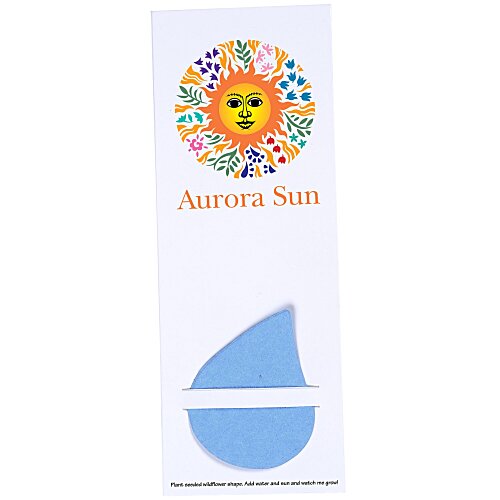 Plant-A-Shape Flower Seed Bookmark - Teardrop Main Image