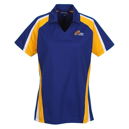 Tricolor Micropique Performance Polo - Ladies' Main Image