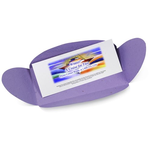 Seeded Envelope Pouch - Wildflowers - Large Main Image