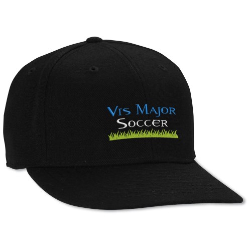 U-Curve Fitted Flat Bill Cap Main Image