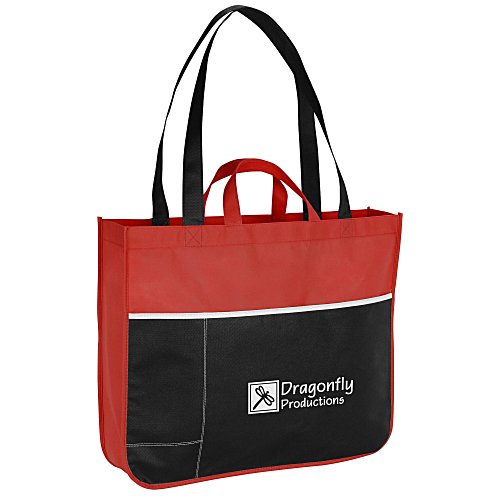 Double Handle Pocket Tote Main Image