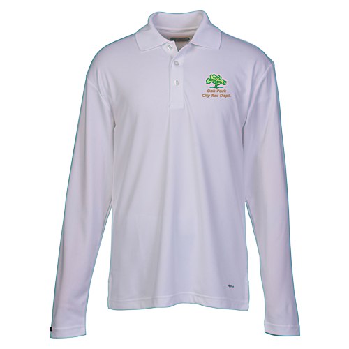 Brecon Long Sleeve Moisture Wicking Polo - Men's Main Image