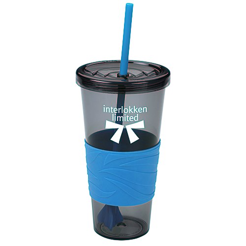 Smoky Revolution Tumbler with Straw - 24 oz. - 24 hr Main Image