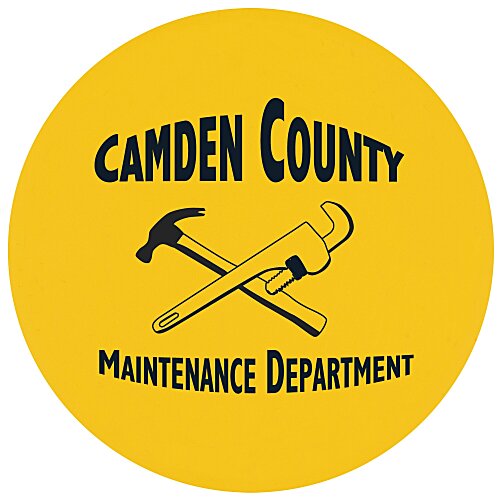 Hard Hat Sticker - Circle - 2-1/2" Dia Main Image
