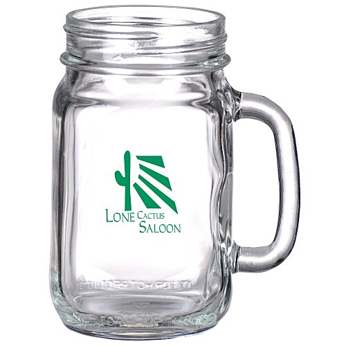 Glass Drinking Jar - 16 oz. - 24 hr Main Image