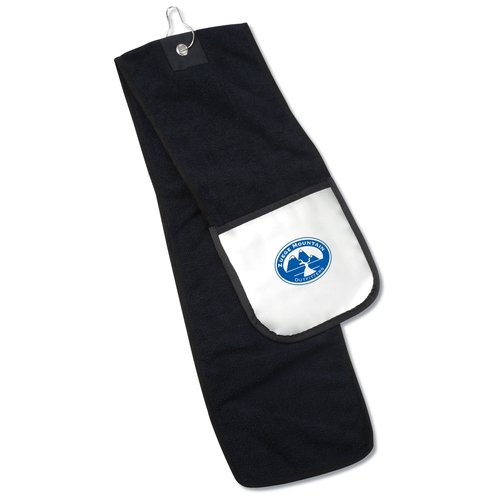 Microfiber Golf Towel w/Scrubber Main Image