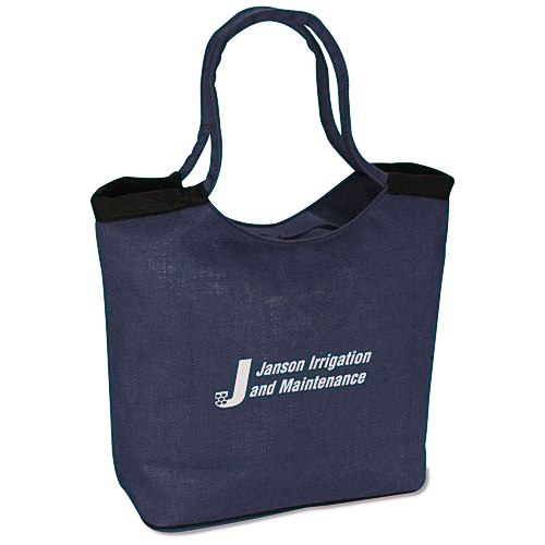Market Jute Tote with Wallet Main Image