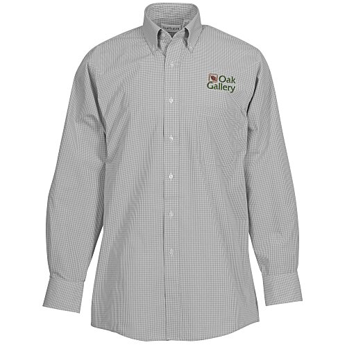 Van Heusen Gingham Check Shirt - Men's Main Image