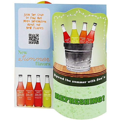 Wave Table Tent - Scallop Main Image