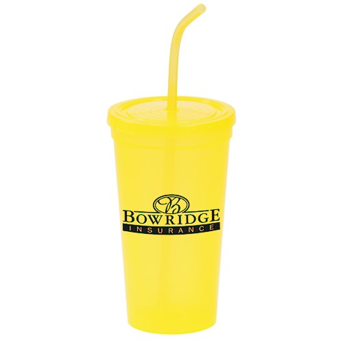 Brilliantly Bent Straw Tumbler - 22 oz. Main Image
