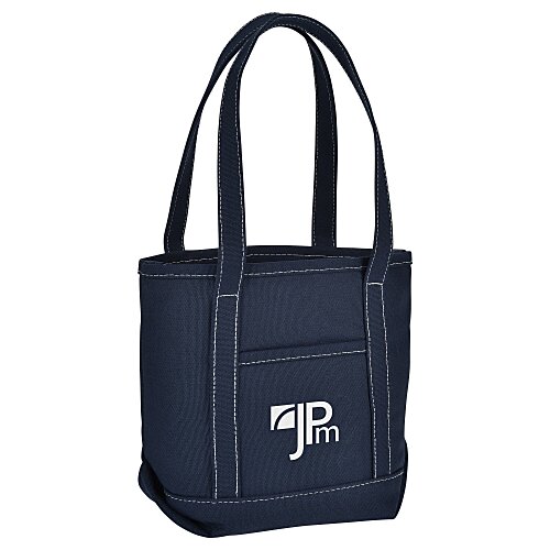 Solid Cotton Yacht Tote - 12" x 14-1/2" Main Image