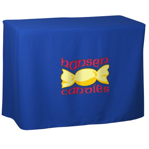 Fitted Demo Table Throw - 4' - Heat Transfer Main Image