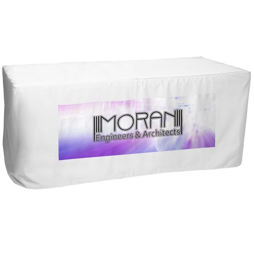 Closed-Back Fitted Table Cover - 6' - Front Panel - FC Main Image