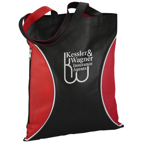 Side Zip Tote - Closeout Main Image