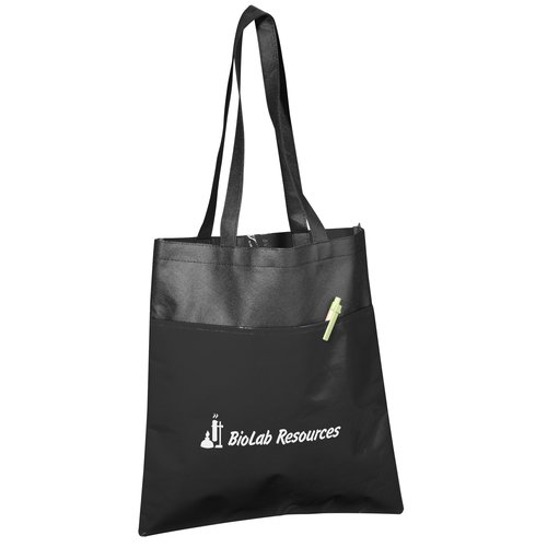 Laminated Duo-Tone Tote - Closeout Main Image