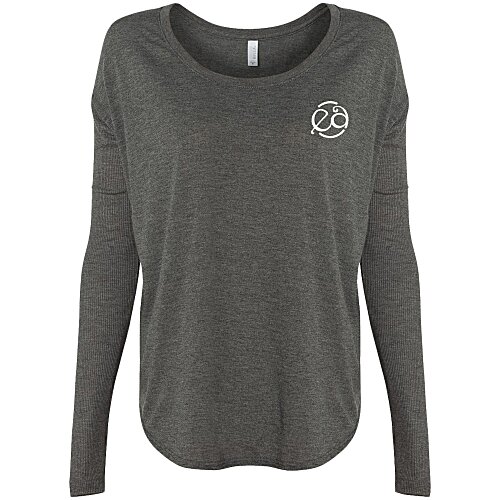 Bella+Canvas Flowy LS Shirt - Screen Main Image