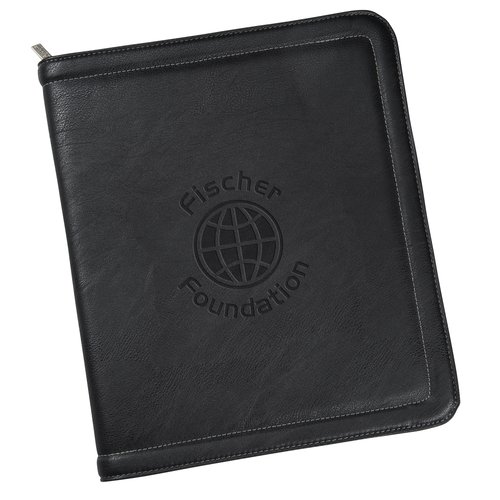 Kenneth Cole Borders Zippered Padfolio Main Image