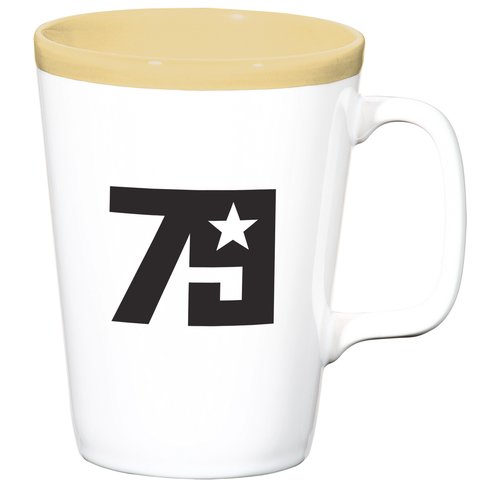 Two-Tone Java Mug - 14 oz. - Overstock Main Image