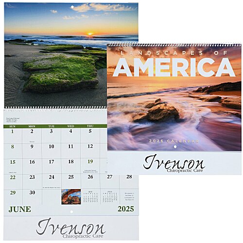 Landscapes of America Calendar - Spiral Main Image