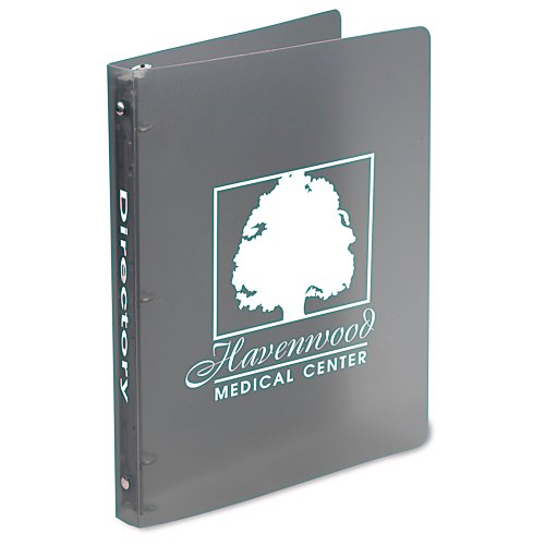 Translucent Polypropylene Binder - 1/2" Main Image