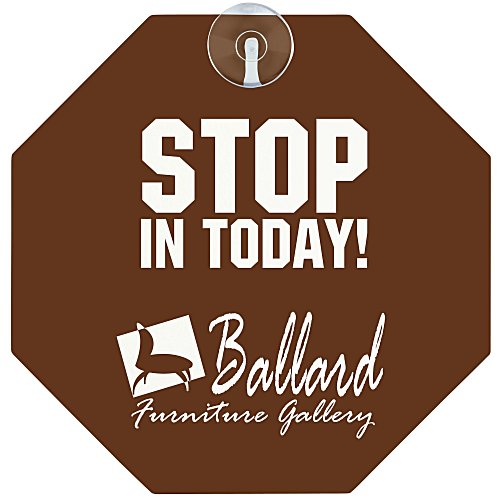 Window Sign - Stop Sign - Paper - Color Main Image