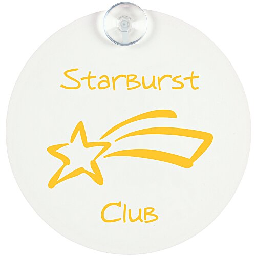 Window Sign - Round - Paper - White Main Image