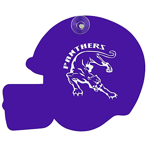 Window Sign - Football Helmet - Plastic - Color Main Image