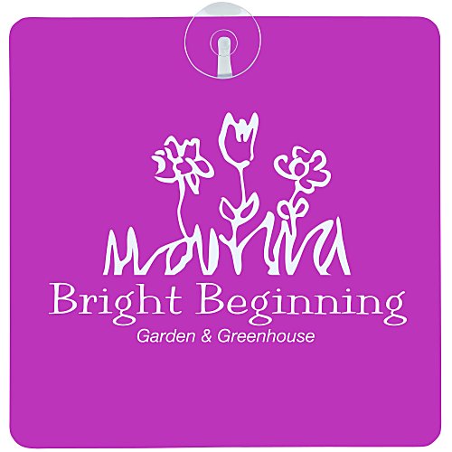 Window Sign - Square - Plastic - Color Main Image