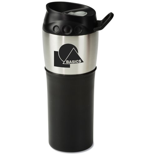 Grab 'n' Go Stainless Tumbler - 16 oz. - Closeout Main Image