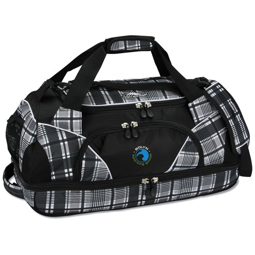 High Sierra 24" Crunk Cross Sport Duffel - Plaid - Emb Main Image